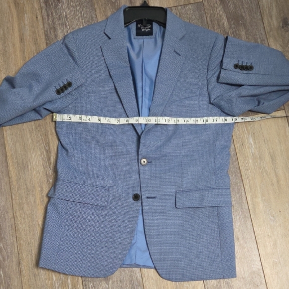 Original Penguin Light Blue Textured Blazer - Picture 12 of 14